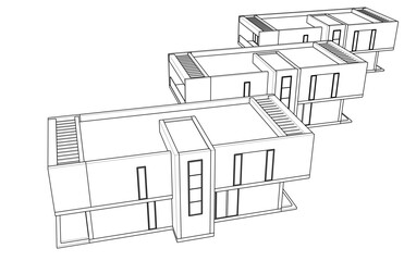 sketch of a building