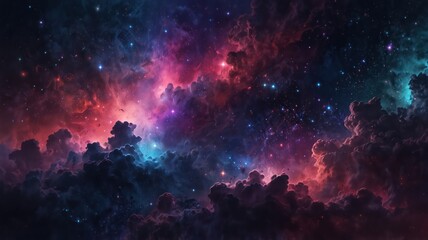 a futuristic nebulainspired background