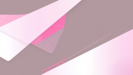 Obraz premium abstract pink and white background with a triangular design