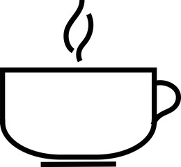 coffee cup icon in vector