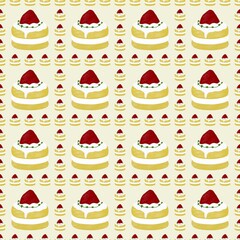 Mini cakes with sweet cream filling and strawberries on top