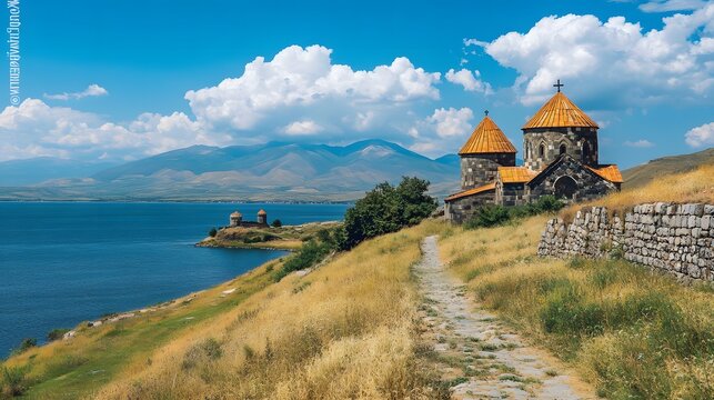 A summer day at Lake Sevan in Armenia