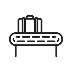 Duty Free Luggage icon vector image. Suitable for mobile apps, web apps and print media.