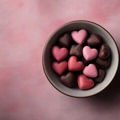 Valentine's Day celebration with red heart-shaped balloons and bokeh lights