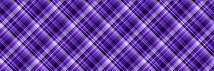 Stunning diagonal plaid pattern in shades of purple and white. Perfect for textile designs, website backgrounds, or fashion projects.  Clean, modern aesthetic.