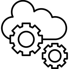 Cloud Development Icon