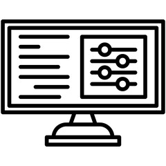 Computer Monitor Icon