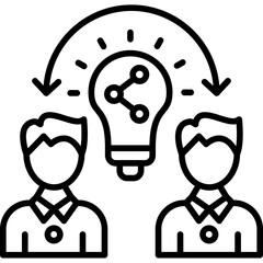 Idea Sharing Icon