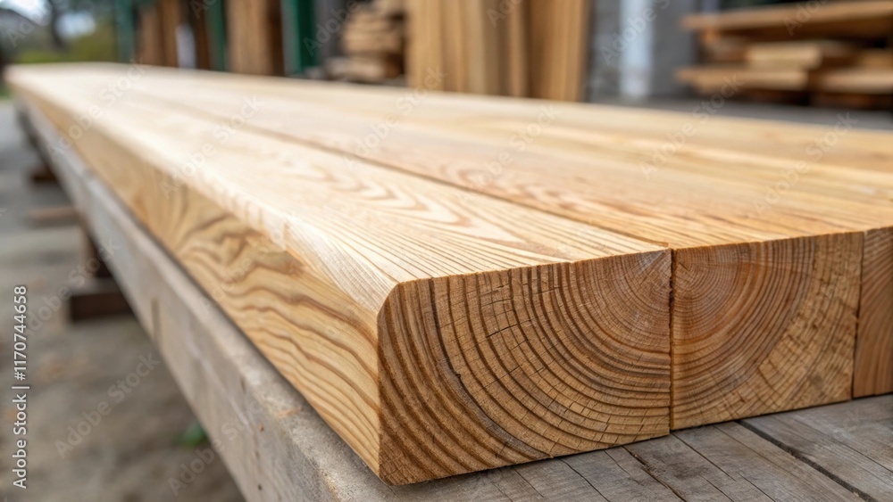 Poster a close inspection of a laminated wood beams surface reveals a fine finish that smooths out natural 