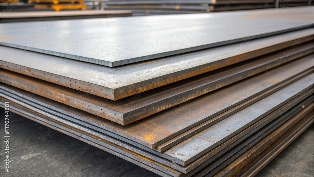 Poster a closer look at rustresistant steel plates their edges finely finished and corners perfectly square