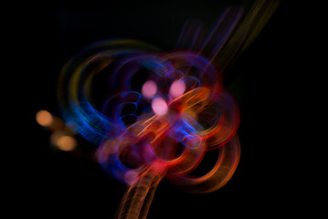 美しい日本伝統工芸品水引を抽象的に表現