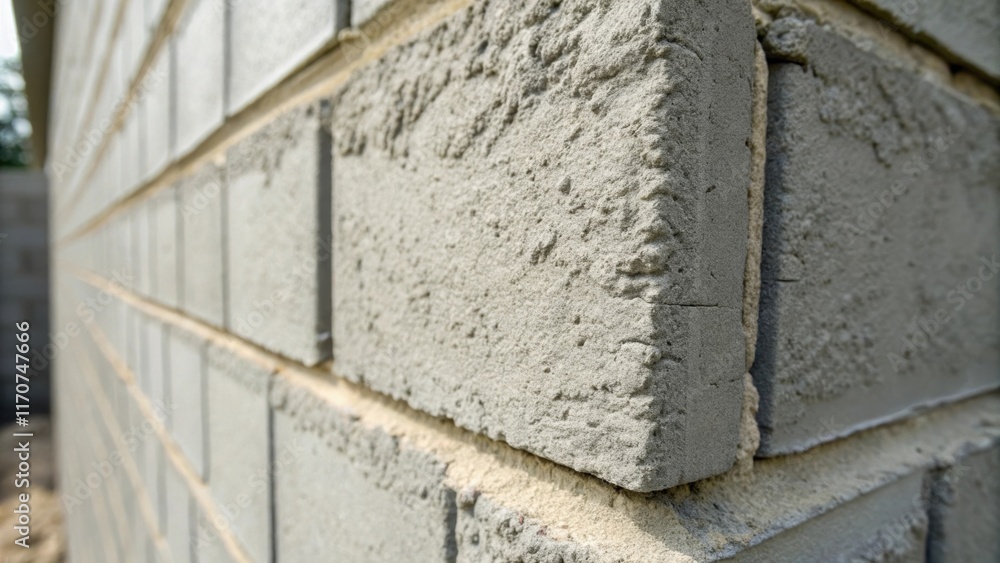 Poster a closeup view of the mortar joint reveals the craftsmanship in detail emphasizing its smooth and ev