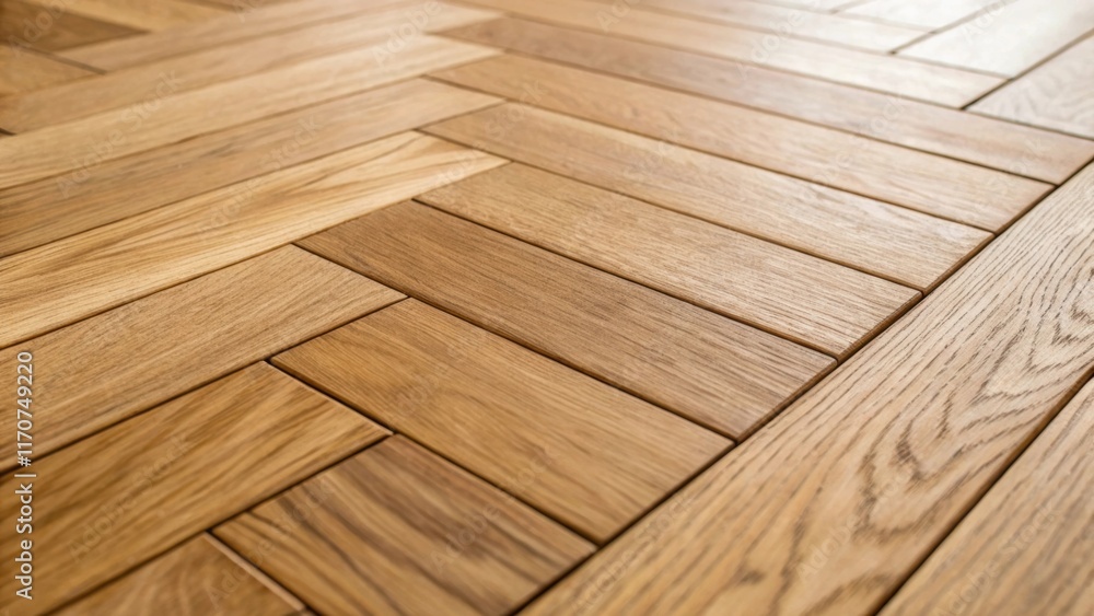 Poster a detailed view of the edges of the engineered wood planks highlighting the meticulous craftsmanship