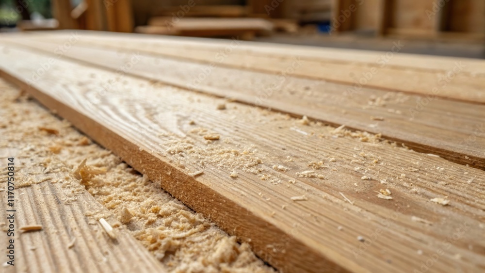 Poster a macro shot of a timber panels surface captures the delicate balance of texture and smoothness with