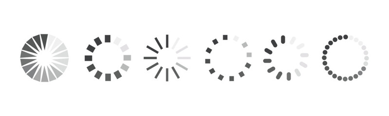 Loading Icon Isolated on white Background