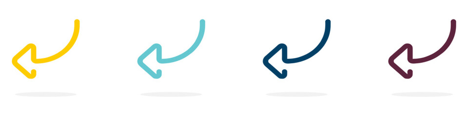 Arrow icons. Arrow vector icons. Arrows set. Arrows collection. Arrow illustration. Vector EPS 10