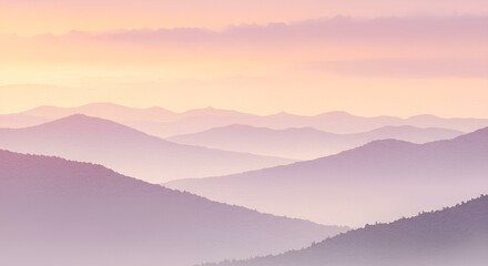 Obraz premium mountains in the morning