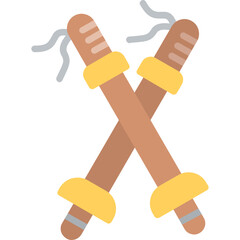 Trekking Poles Icon