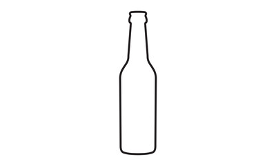 Beer Bottle Silhouette Clip Art