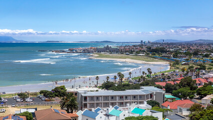 Beautiful view to Gordens Bay in Cape Town in South Africa