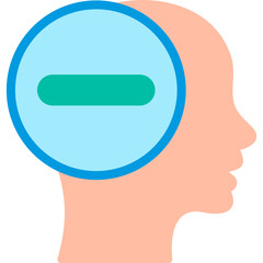 Negative Thinking Icon