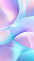Abstract pastel waves in soft colors, ideal for backgrounds.