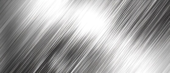 Abstract silver metallic diagonal lines background.