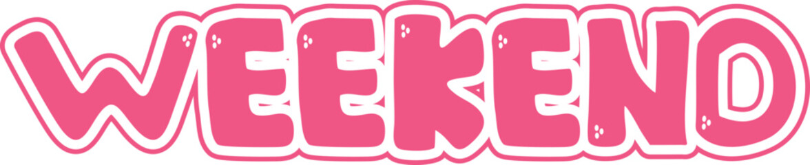 Cute Handwritten Day Sticker