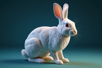 cartoon mouse with open mouth and big ears standing on its hind legs