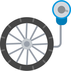 Fototapeta premium Wheel Pressure Icon