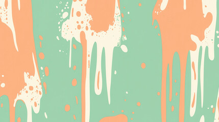 Colorful paint drips on a textured background design.