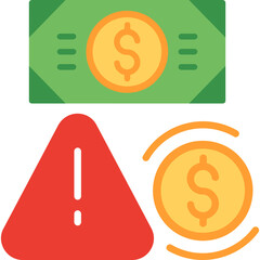 Financial Risk Icon