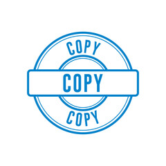 Copy Rubber stamp icon vector design templates simple and modern concept, isolated on white background