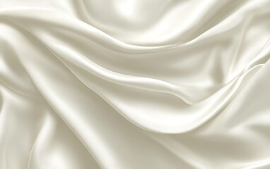 Elegant cream silk fabric texture.