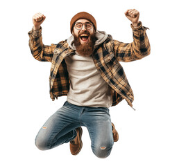hipster juming no background