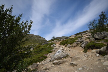 landscape with clouds