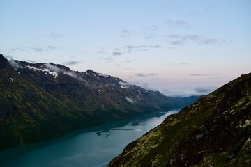 lake in the mountains