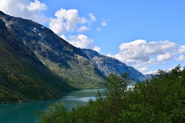 lake in the mountains