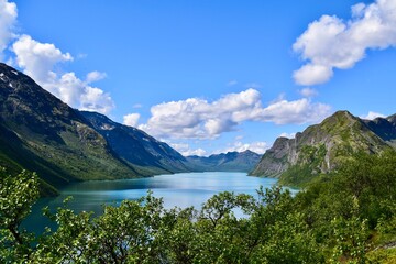 lake in the mountains
