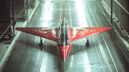 Testing Aircraft Models in Wind Tunnels with Bright Lighting