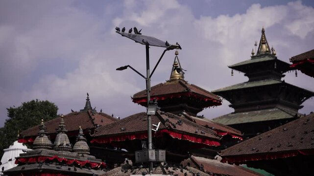 Famous Hindu Temple at Basantapur, Kathmandu Durbar Square, Heritage site of Nepal