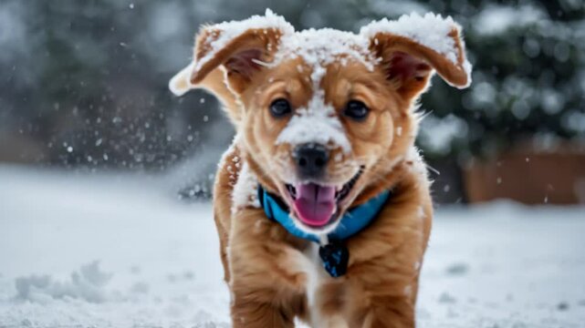 Puppy&rsquo;s First Snow A clumsy puppy discovers snow for the first time and hilariously tumbles while chasing snowflakes.