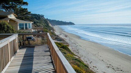 Expansive Coastal Views from Beachfront Decks