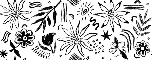 Set of abstract African tribal geometric shapes, ancient ethnic traditional symbols and ornate signs. Hand-drawn oriental elements in doodle style. Isolated colored flat vector illustrations