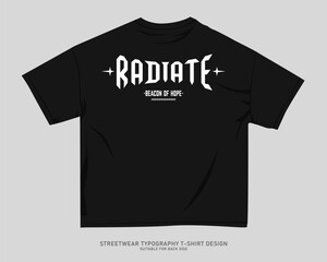 Urban T-shirt Design for Print on Demand. Streetwear T-shirt Design Vector, Typography Quotes Graphic T shirt for Print, Street Style. Merch Design, Clothing Design, Simple Graphic Tee Shirt