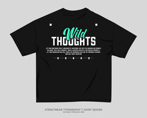 Urban T-shirt Design for Print on Demand. Streetwear T-shirt Design Vector, Typography Quotes Graphic T shirt for Print, Street Style. Merch Design, Clothing Design, Simple Graphic Tee Shirt