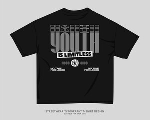 Streetwear T-shirt Design Vector,  Urban T-shirt Design for Print on Demand. Typography Quotes Graphic T shirt for Print, Street Style. Merch Design, Clothing Design, Simple Graphic Tee Shirt