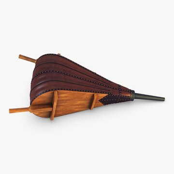 Leather fireplace bellows for home or outdoor use