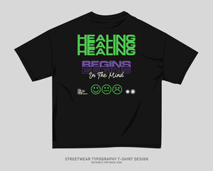 Streetwear T-shirt Design Vector,  Urban T-shirt Design for Print on Demand. Typography Quotes Graphic T shirt for Print, Street Style. Merch Design, Clothing Design, Simple Graphic Tee Shirt