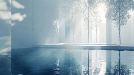 Serene Architectural Design with Natural Light